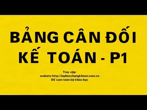Hướng dẫn đọc Bảng Cân đối Kế toán | Phần 1