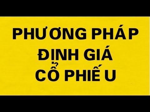 Các phương pháp định giá cổ phiếu | Điểm máu chốt để định giá cổ phiếu