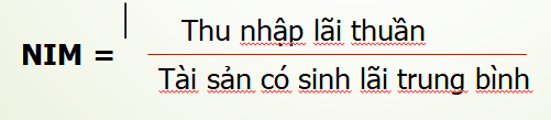 Chỉ số tài chính ngân hàng thương mại - Công thức 5