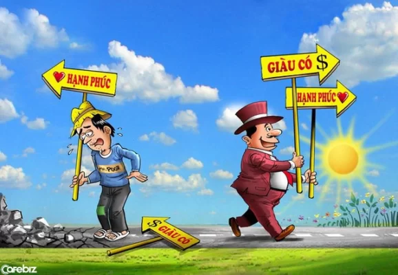 Người giầu tìm kiếm hạnh phúc, người nghèo tìm kiếm của cải