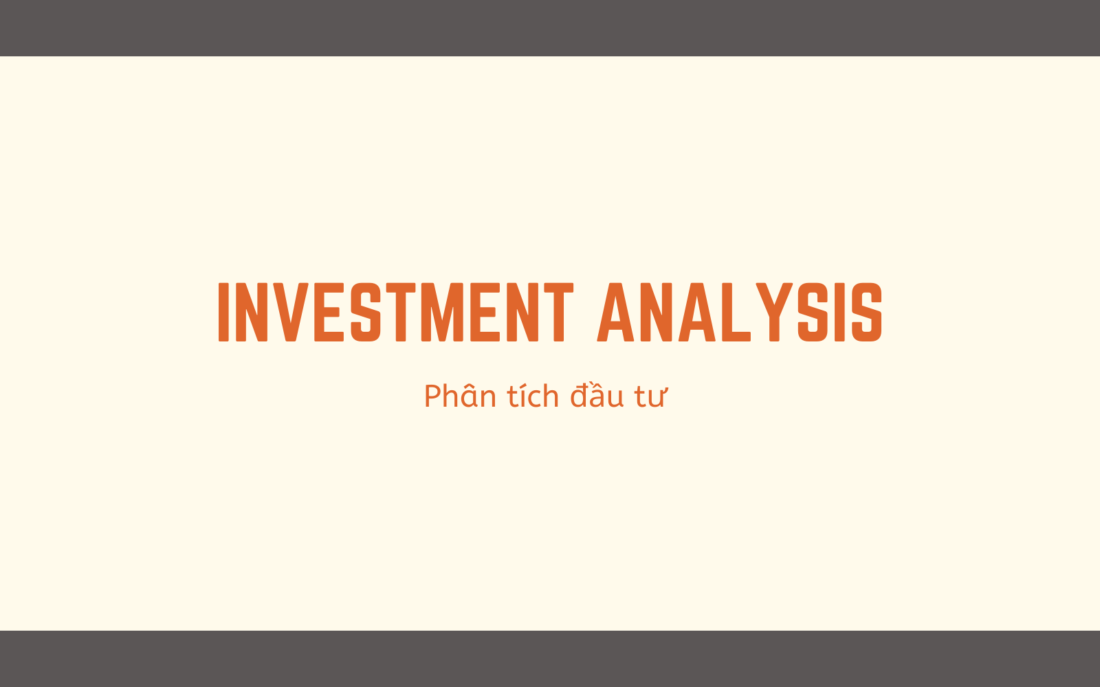 Phân tích đầu tư là gì 1