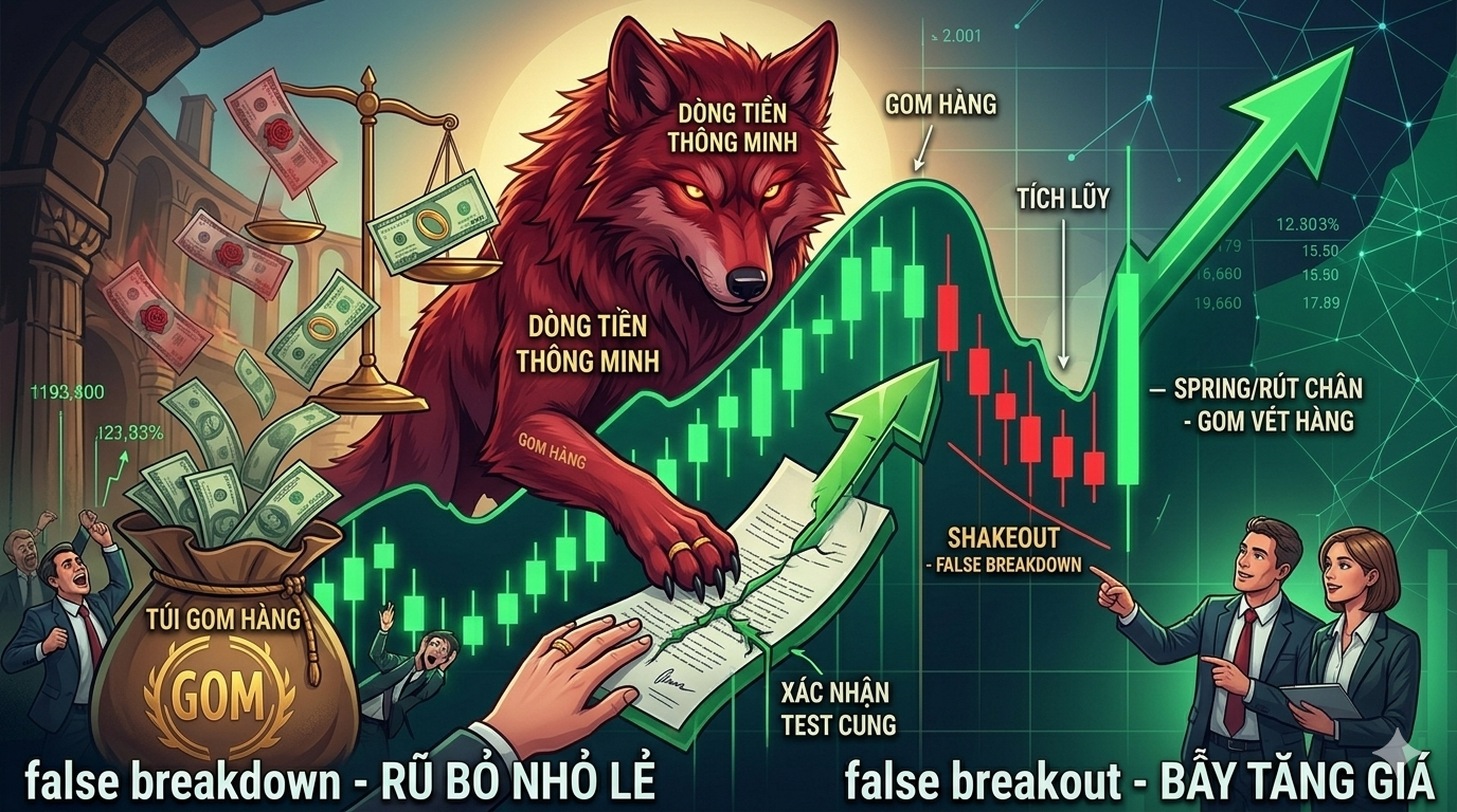 Gom hàng vùng đáy: Nghệ thuật “TRA TẤN” và cú lừa cuối cùng